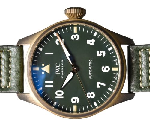 IWC IW329702 Pilot&rsquo;s Watch 43 Spitfire Bronze Green Dial 43mm 2022 Box & Papers