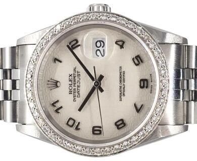 Rolex Datejust Diamond Bazel, 36mm 1995 W serial