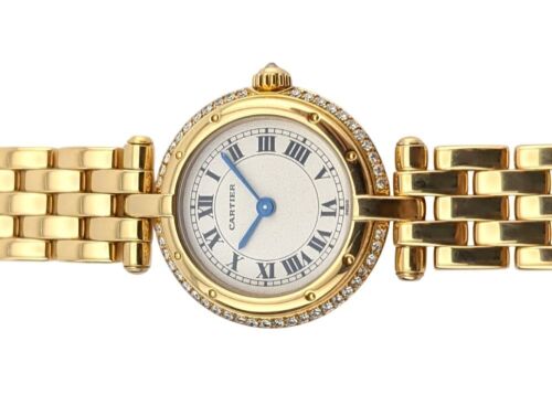Cartier 8057916 18k Gold Panth&egrave;re Diamonds 24mm ~1990s