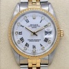 Rolex Oyster Perpetual Date 34 18K Yellow Gold White Buckley Diamond Dial - 3
