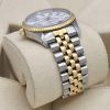 Rolex Oyster Perpetual Date 34 18K Yellow Gold White Buckley Diamond Dial - 5