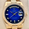 Rolex Day-Date 36 Blue Vingette Diamond Dial 1988 - 2