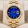 Rolex Day-Date 36 Blue Vingette Diamond Dial 1988 - 4