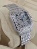 Cartier Santos Large Aftermarket Natural Diamonds 2024 - 3