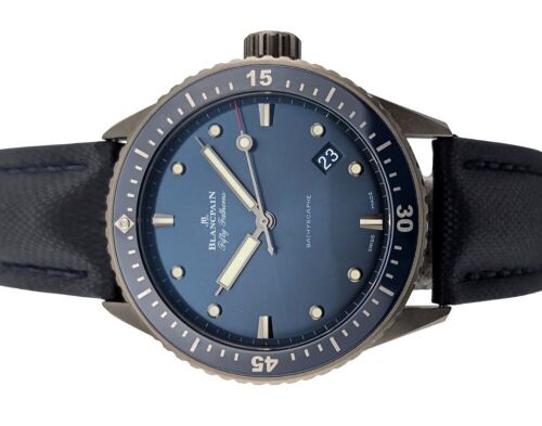 Blancpain 5000-0240-052A Fifty Fathoms Bathyscaphe 43mm 2022 Box & Papers