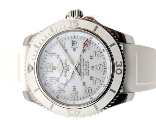 Breitling A17365D2 Superocean II 42 White 42mm 2019 Box & Papers