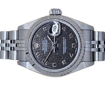 Rolex Lady-Datejust 26 Black Dial 69174