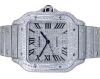 Cartier Santos Large Aftermarket Diamonds 2024 Pave Dial