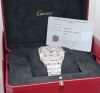 Cartier Santos Large Aftermarket Diamonds 2024 Pave Dial - 6