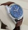 Breitling Premier B15 Duograph Rattrapante 42 Blue Dial - 4