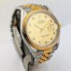 Rolex 16233G Two Tone Datejust Diamond Dial 36mm 1994 Box & Papers - 4