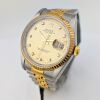 Rolex 16233G Two Tone Datejust Diamond Dial 36mm 1994 Box & Papers - 5