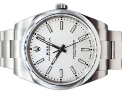 Rolex Oyster Perpetual 39mm White Dial Box and Papaers