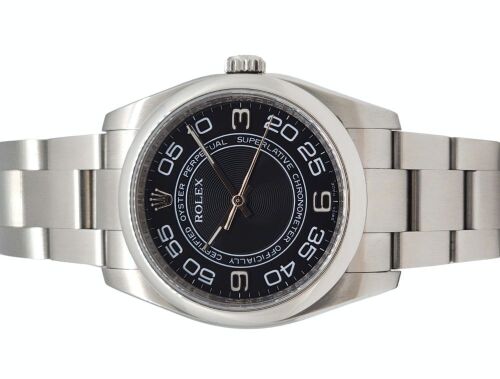 Rolex 116000 Oyster Perpetual Concentric Dial 36mm 2010 Box & Papers