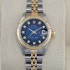 Rolex Lady-Datejust 26MM Blue Vignette Diamond Dial (1989) - 2