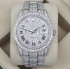 Rolex Datejust 41 Aftermarket Diamonds Oyster Bracelet Roman Dial - 3