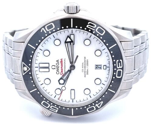 Omega Seamaster Diver 300 M, 42mm, 2021, White Dial