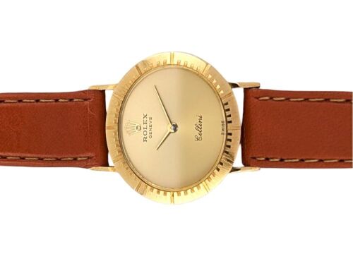 Rolex 4081 Cellini 18k YG 25mm Vintage