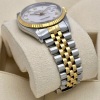 Rolex Datejust 36 Ref 16233 White Romans 18K Yellow Gold - 5