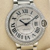 Cartier Ballon Bleu Guilloche Aftermarket Diamond Bezel - 2