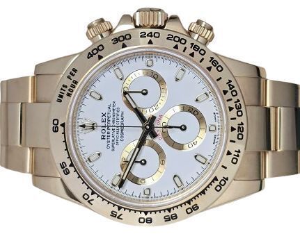 Rolex Daytona 116508 Yellow Gold White Dial