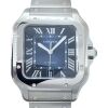 Cartier Santos Large Blue Dial 39.8mm 2022 Box and Papers UNWORN - 2