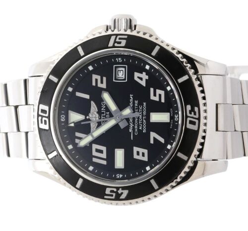 Breitling A17364 SuperOcean 42 Black Dial 42mm Box