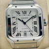 Cartier Santos Large White Romans 2023 - 2