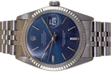 Vintage Rolex Datejust 36 Blue Purple Dial 16014