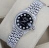 Rolex Lady-Datejust 6917 White Gold Black Diamond - 2