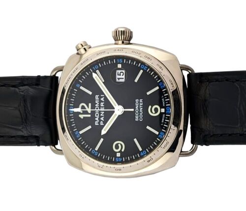 Panerai PAM00078 Radiomir Seconds Counter 18k White Gold 42mm 2003 Box & Papers