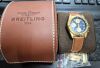 Breitling 81950 Chronomat 18k Gold Black Dial 39mm ~1990s - 3