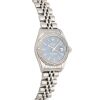 Rolex 69190 Oyster Perpetual Lady Date Blue Dial 26mm 1996 Box & Papers - 4
