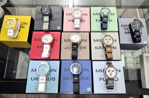 Omega X Swatch Speedmaster Moonswatch Full Collection Set 11x Box & Papers