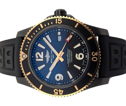 Breitling U17368 Superocean 46 Gold Bezel 46mm 2019 Box & Papers