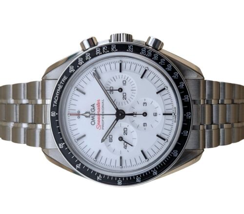 Omega 310.30.42.50.04.001 Speedmaster Professional Moonwatch White Dial 42mm 2024 Box & Papers