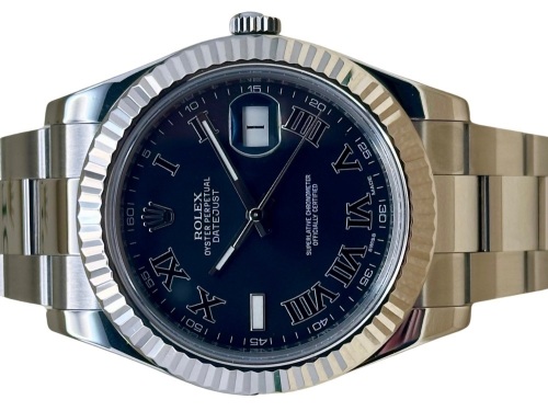 Rolex Datejust 41 II Grey Romans Ref 116334 2012