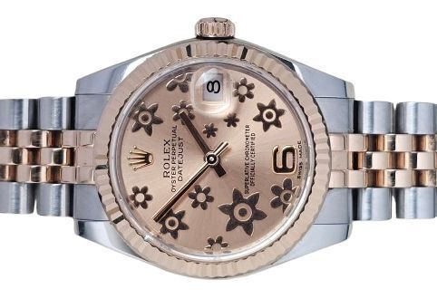 Rolex Datejust 31 Floral Dial Rose Gold 178271