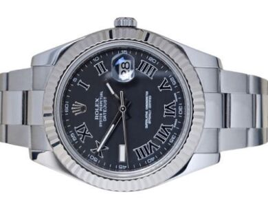 Rolex Datejust II 41mm 116334 Black Roman Dial GST INC