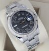 Rolex Datejust II 41mm 116334 Black Roman Dial GST INC - 4