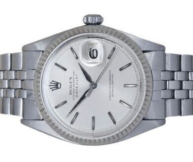 Rolex Datejust 36 Silver Dial 1601 (1964) GST INC