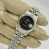 Rolex Lady-Datejust 26 18K White Gold Bezel Black Dial Ref 69174 - 9