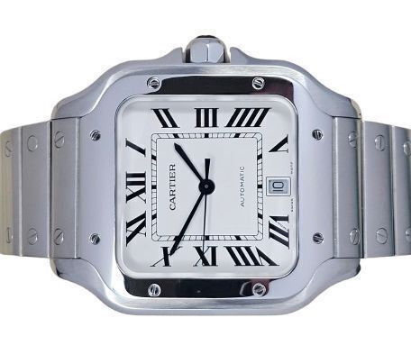 Cartier Santos Large White Dial WSSA0018