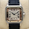 Cartier Santos Galb&eacute;e Large 18K Yellow Gold Two Tone Ref 1566 - 2