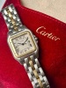 Cartier Panth&egrave;re White Romans 18K Yellow Gold Single Row Ref 8392 - 9