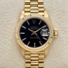 Rolex Lady-Datejust 26 Black Dial 18K Yellow Gold Presidential 2025 Serviced - 3