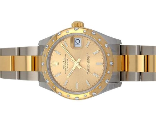 Rolex 278343RBR Datejust 31 Gold Dial 31mm 2024 Box & Papers