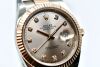 Rolex Datejust 41 Two Tone Everose Gold Sundust Diamond Dial 2022 Box and Papers - 3