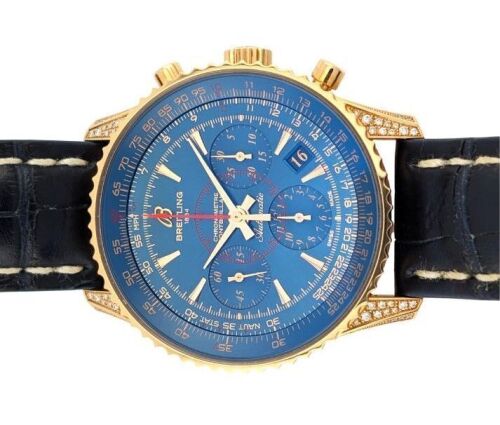 Breitling RB013012 Montbrilliant 01 Sunburst Blue Dial 40mm 2013