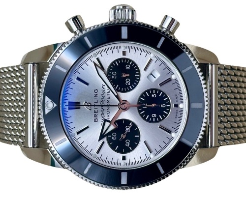 Breitling Super-Ocean Chronograph Silver Dial B01 2023
